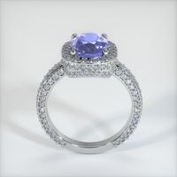3.00 Ct. Color Change Sapphire Ring, 14K White Gold 3